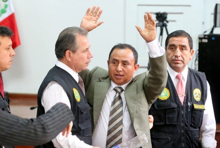 Ex gobernador de Cajamarca es condenado a 19 años de prisión por tres delitos