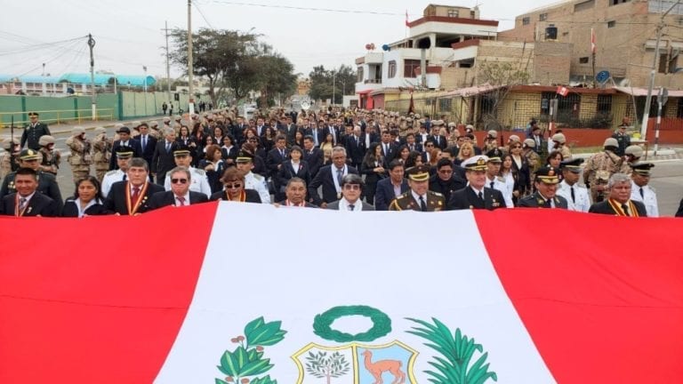 En Moquegua e Ilo se cumplieron actividades protocolares por el 197° aniversario de la Independencia del Perú