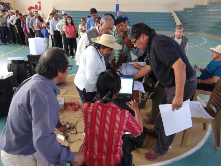ODPE Mariscal Nieto convoca coordinadores de local de votación