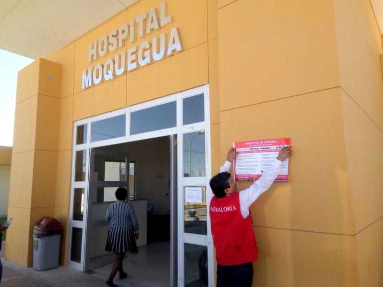 Contraloría alerta riesgos en hospitales de Moquegua e Ilo por deficiencias en principales servicios de salud