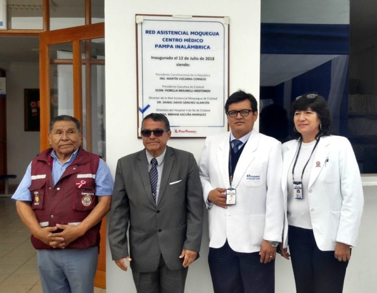 Inauguran Centro Médico de EsSalud en la Pampa Inalámbrica