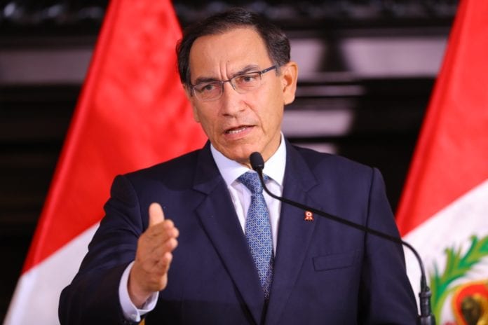 Presidente Vizcarra emite un pronunciamiento en el que anuncia reforma del sistema de judicial en Palacio de Gobierno (1)