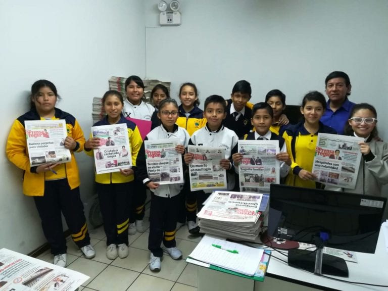 Estudiantes del ABC Mendel presentan artículos periodísticos e informativos