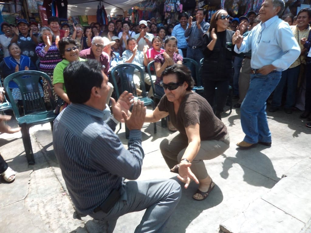 Dante Zubia con Cristala Constantinides Arcchivo 2014 Prensa Regional