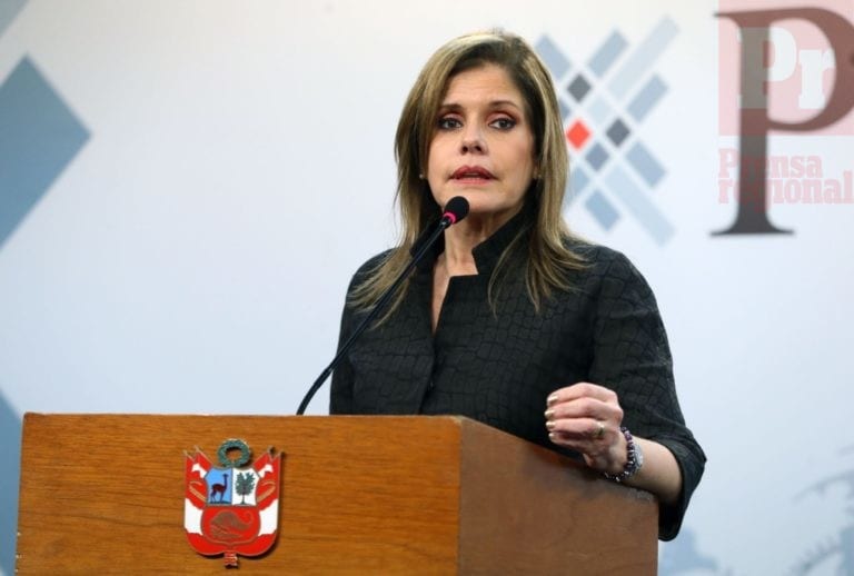 Mercedes Aráoz sobre denuncia de Chávarry: «Utilizar la Fiscalía de manera política es un delito»