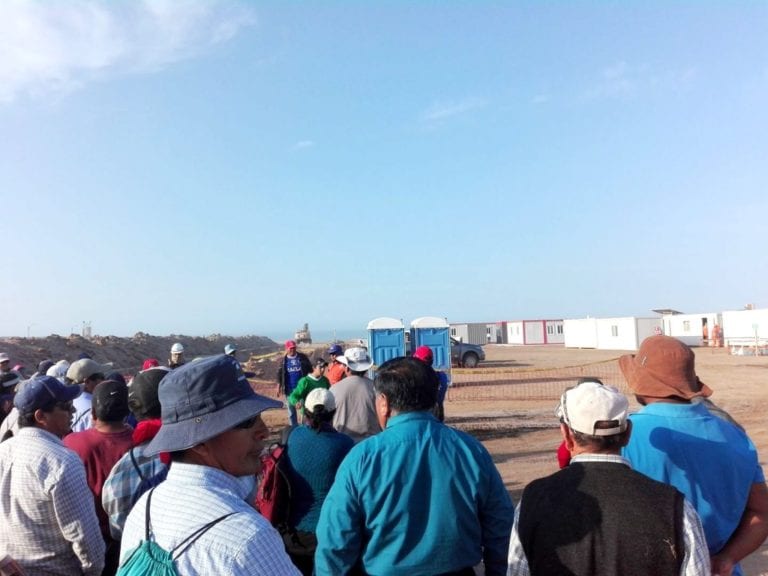 Despiden a 39 trabajadores que laboraban en obra de nuevo Terminal de Petroperú
