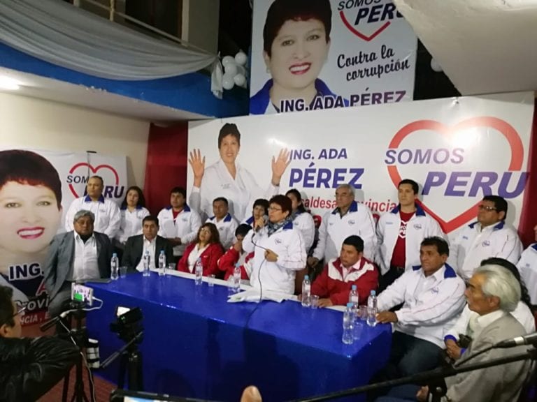 Presentan oficialmente lista de candidatos del partido Somos Perú