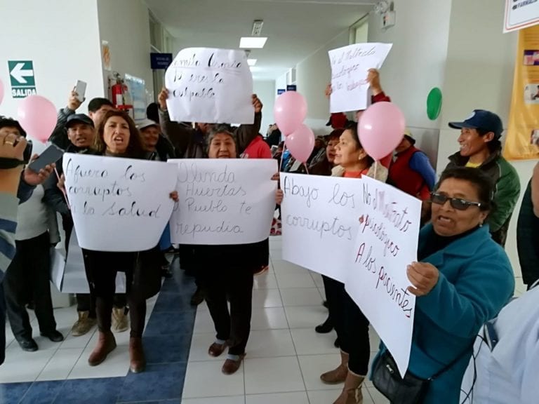 Red de Salud Islay aclara sobre protestas por atención en el C.S. Alto Inclán