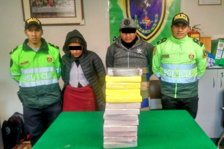 Policía decomisa 13 kilos de droga en la vía Mazocruz – Moquegua