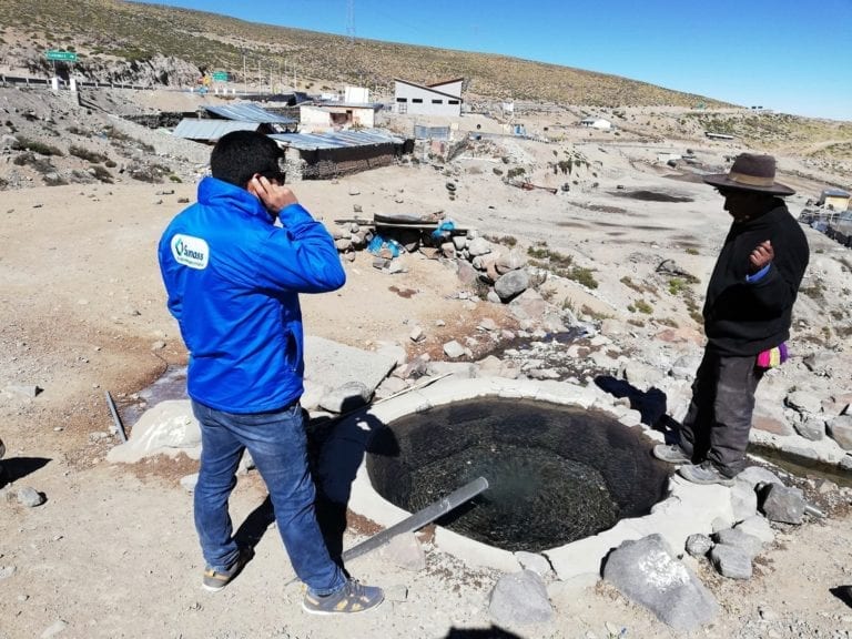 Sunass detecta deficiencias en el servicio de agua potable en zona rural de Sánchez Cerro