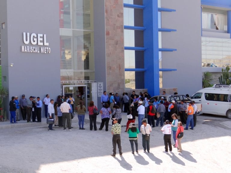 UGEL Mariscal Nieto reconocerá a 87 maestros de Moquegua