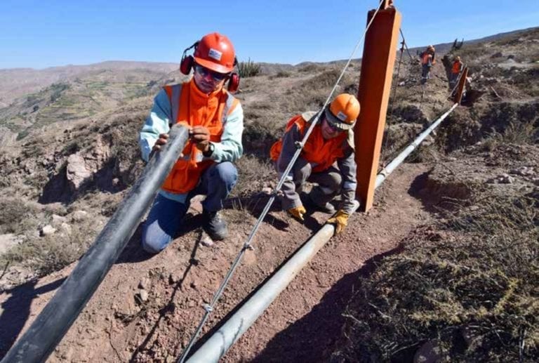 Avanzan trabajos para optimizar abastecimiento de agua en Torata Alta