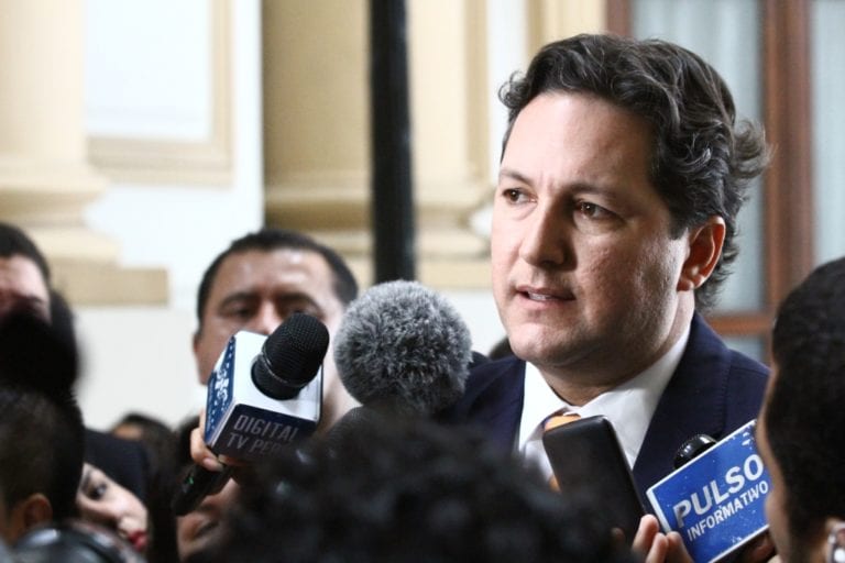 Daniel Salaverry responde a Fuerza Popular: «No hay temas pendientes en la Junta de Portavoces»