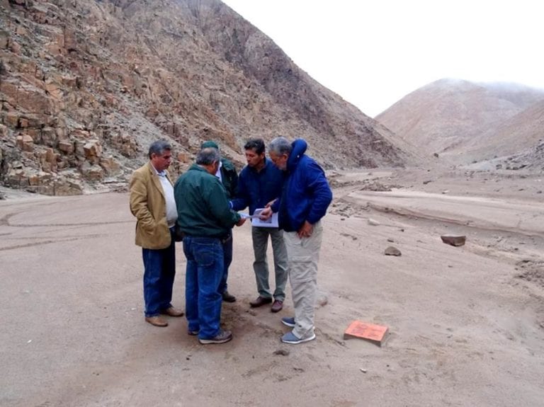 ANA inspecciona terrenos de la represa de Quebrada Honda