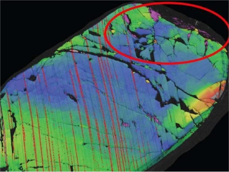 Hallan yacimiento de un mineral que se formó por la caída de un meteorito