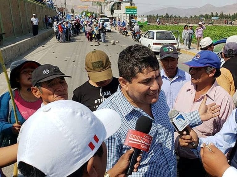 Congresista Horacio Zeballos permanecerá tres días en el Valle de Tambo