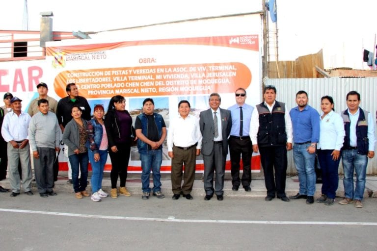 Inauguran proyecto de pistas y veredas en el Centro Poblado de Chen Chen