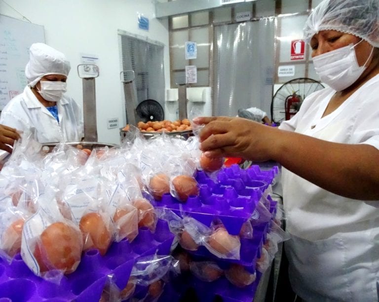 Qali Warma supervisa producción de más de 9 mil huevos sancochados