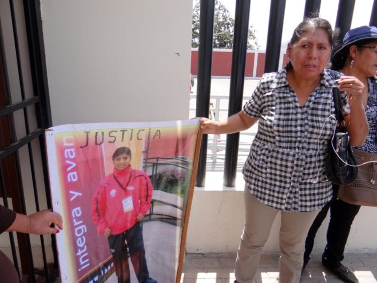 Sentencia de 18 años de cárcel por homicidio de Miriam Aucatinco