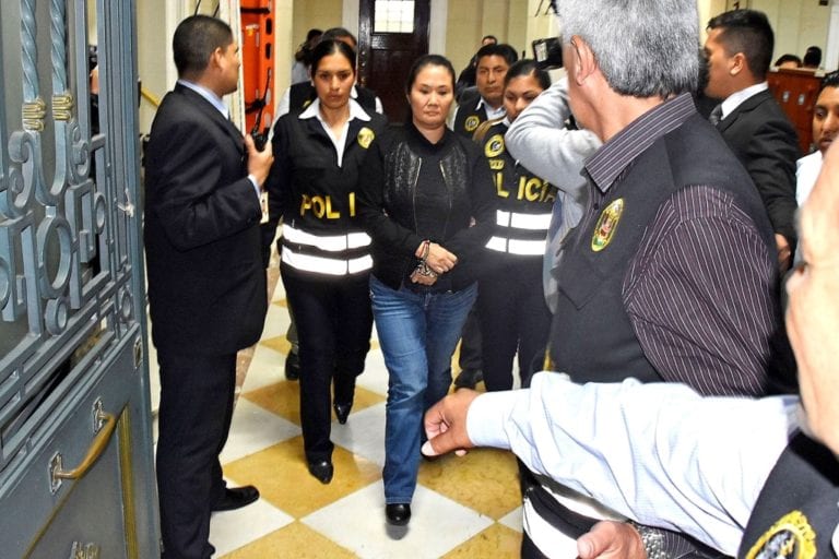 Keiko Fujimori continuará cumpliendo prisión preventiva