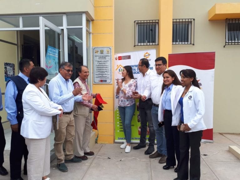 Inauguran Centro de Salud Mental Comunitario de Cocachacra