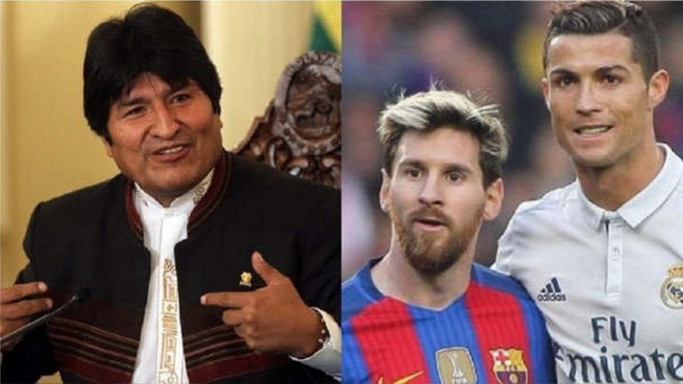 Evo Morales: Sacarme de contienda es como sacar a Messi o a Cristiano Ronaldo de sus selecciones