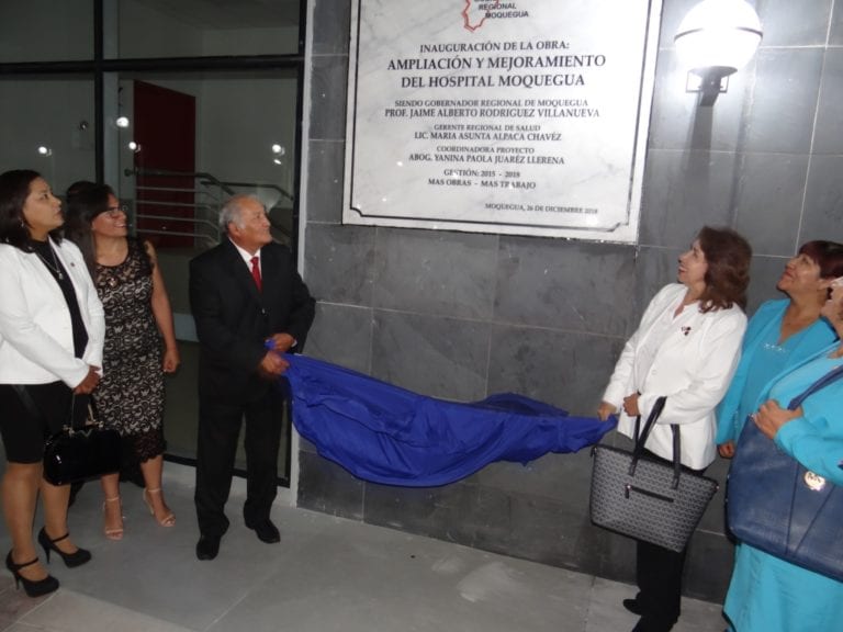 La última Jamochada: Inauguran Hospital Regional Moquegua, pero aún no está operativo
