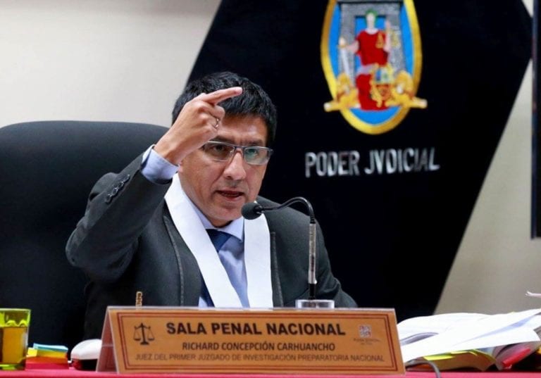 Sala aprobó apartar al juez Richard Concepción Carhuancho del caso Fuerza Popular
