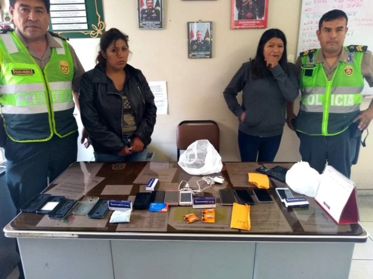 Policía de la comisaría de Ilo captura a mujeres acusadas de robo