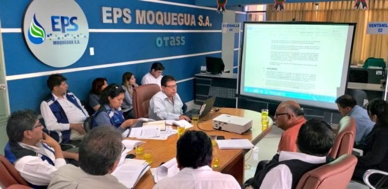 EPS Moquegua precisa que la propuesta de revisión de la tarifa incluye los aportes del equipo técnico