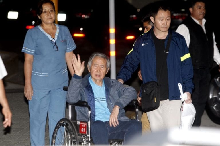 PJ dará plazo de 48 horas al Inpe para definir prisión de Alberto Fujimori
