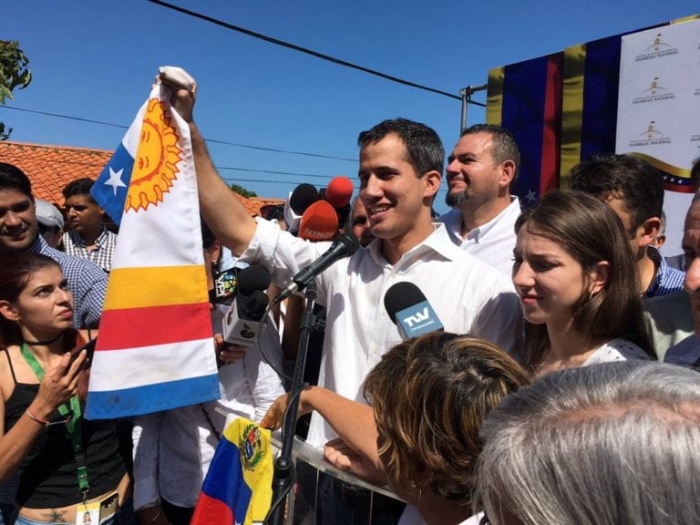 Presidente encargado de Venezuela Juan Guaidó mantiene «en reserva» el lugar de su ubicación