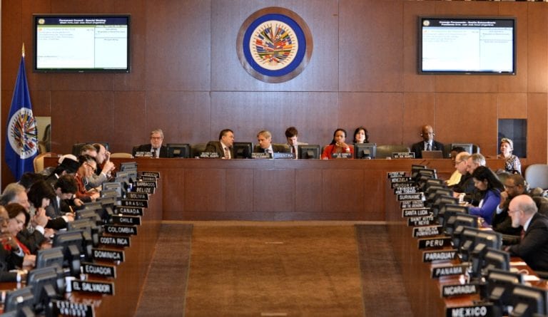 Dieciséis países expresan en la OEA su «pleno respaldo» a Juan Guaidó