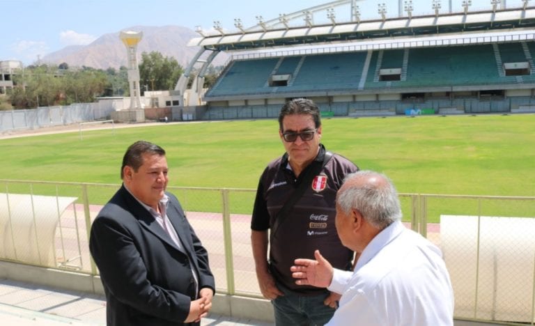 Alcalde apoyará mejoramiento del estadio de Moquegua, sede del mundial de fútbol sub 17