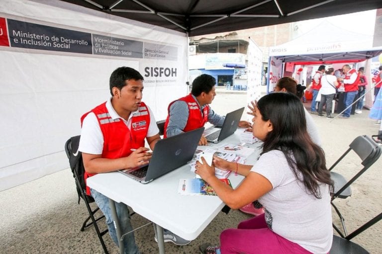 En el año 2018 el SISFOH atendió 1,553 hogares