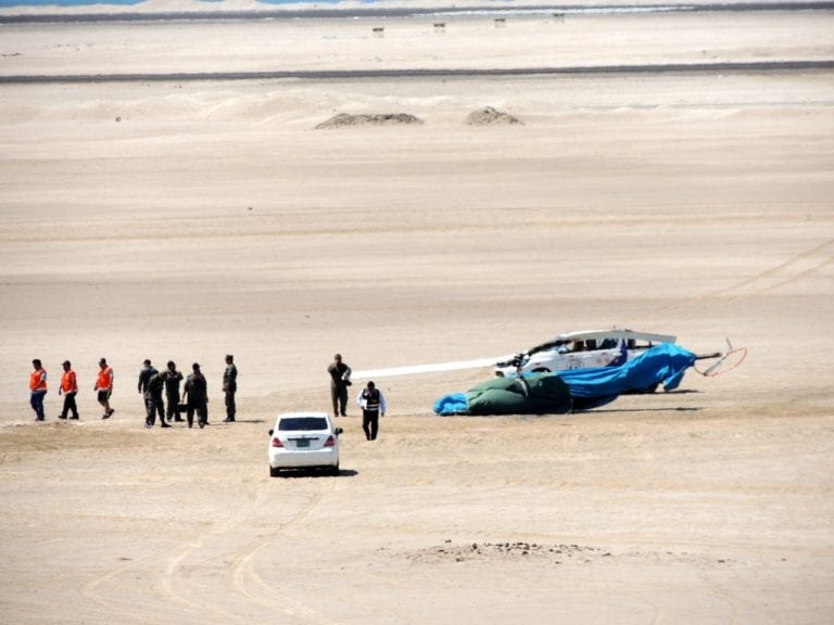 Trágico helicóptero EP: Familiares de oficiales fallecidos se llevaron los cuerpos 