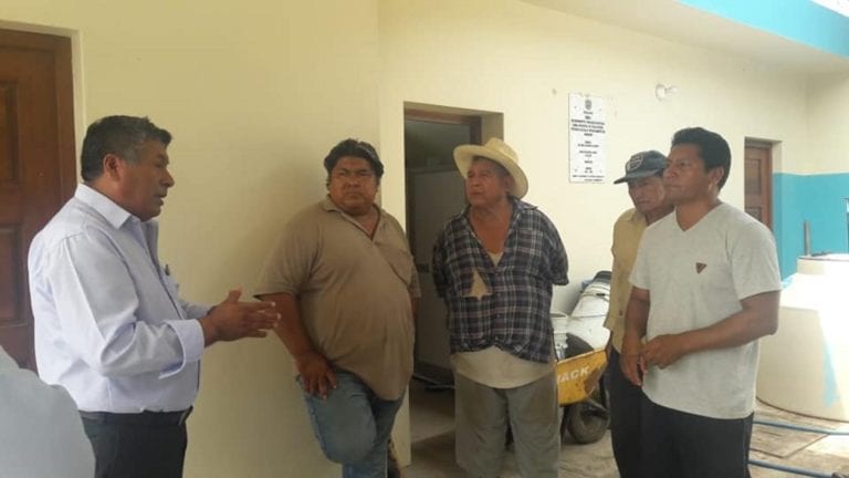 Alcalde Cornejo inspecciona camal de Cocachacra