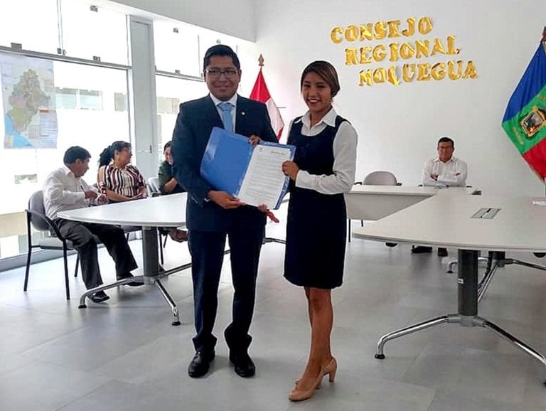Juramentó nueva secretaria regional del Consejo Regional de Juventudes Moquegua