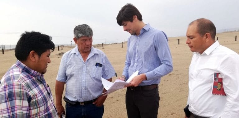 Visitan terrenos donde se ejecutarán plantas de tratamiento