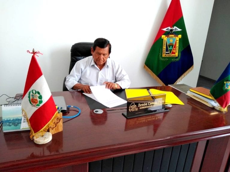 Gobernador regional Zenón Cuevas confirma viaje a Canadá