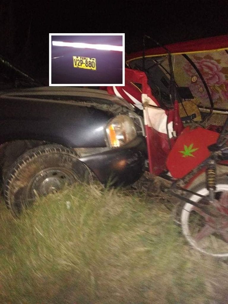 Camioneta de Pepe Julio Gutiérrez choca con mototaxi