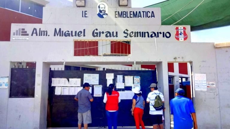 Padres de familia del colegio Miguel Grau piden se concrete tercera etapa de obra