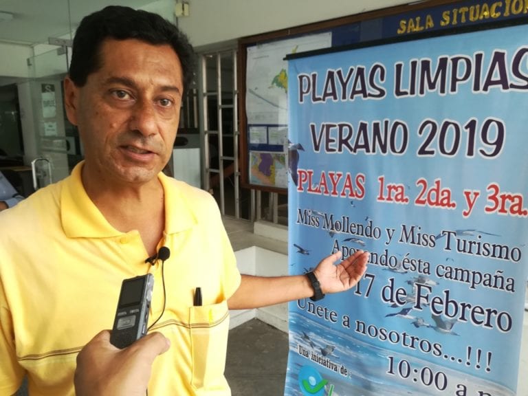 Promueven campaña de limpieza en playas de Mollendo