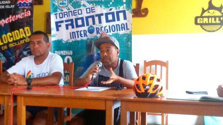 Este domingo se realiza torneo interregional de frontón