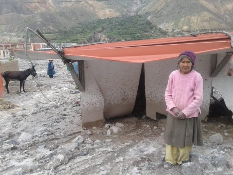Aluvión en Matalaque destruye 12 viviendas, Damnificados lo perdieron todo
