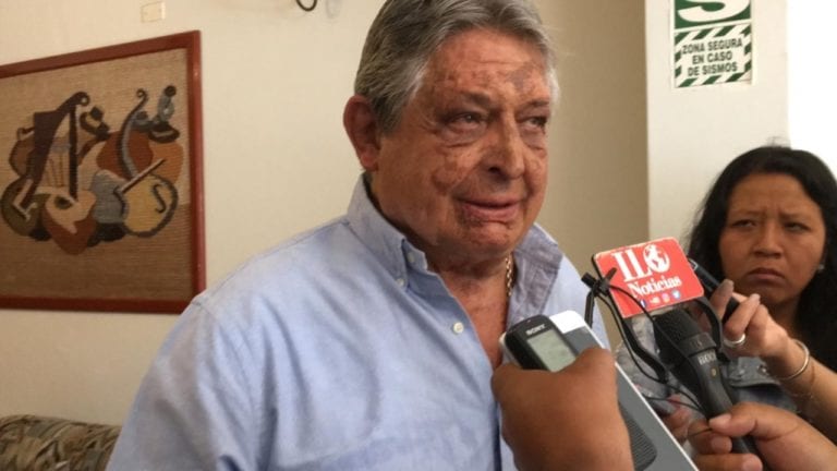 Ex presidente de Bolivia Jaime Paz Zamora arribó a Ilo después de 27 años 