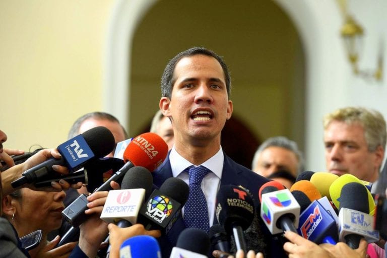 Guaidó ratifica que no descarta una intervención militar extranjera para sacar a Maduro del poder