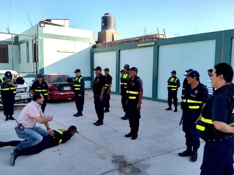 Seguridad Ciudadana: capacitan a serenos de Cocachacra