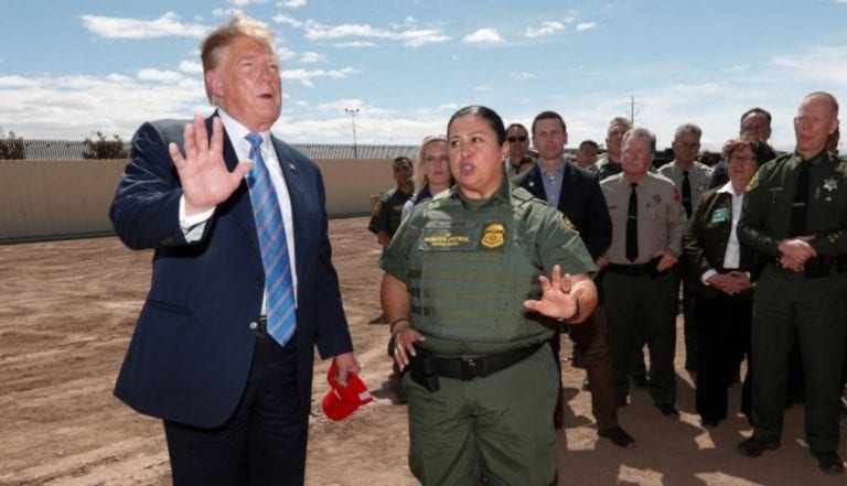 Donald Trump en la frontera con México: «Ya no los podemos acoger, nuestro país está lleno»