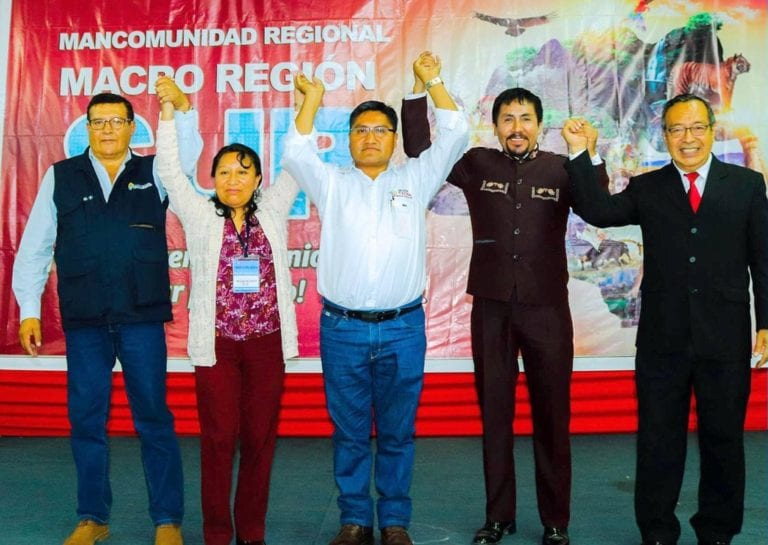 Gobernador regional de Arequipa participó en la constitución de la Mancomunidad del Sur